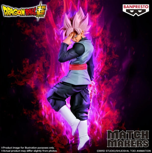 Dragon Ball Super - MATCH MAKERS Figurine Black Goku Rosé VS Son Goku