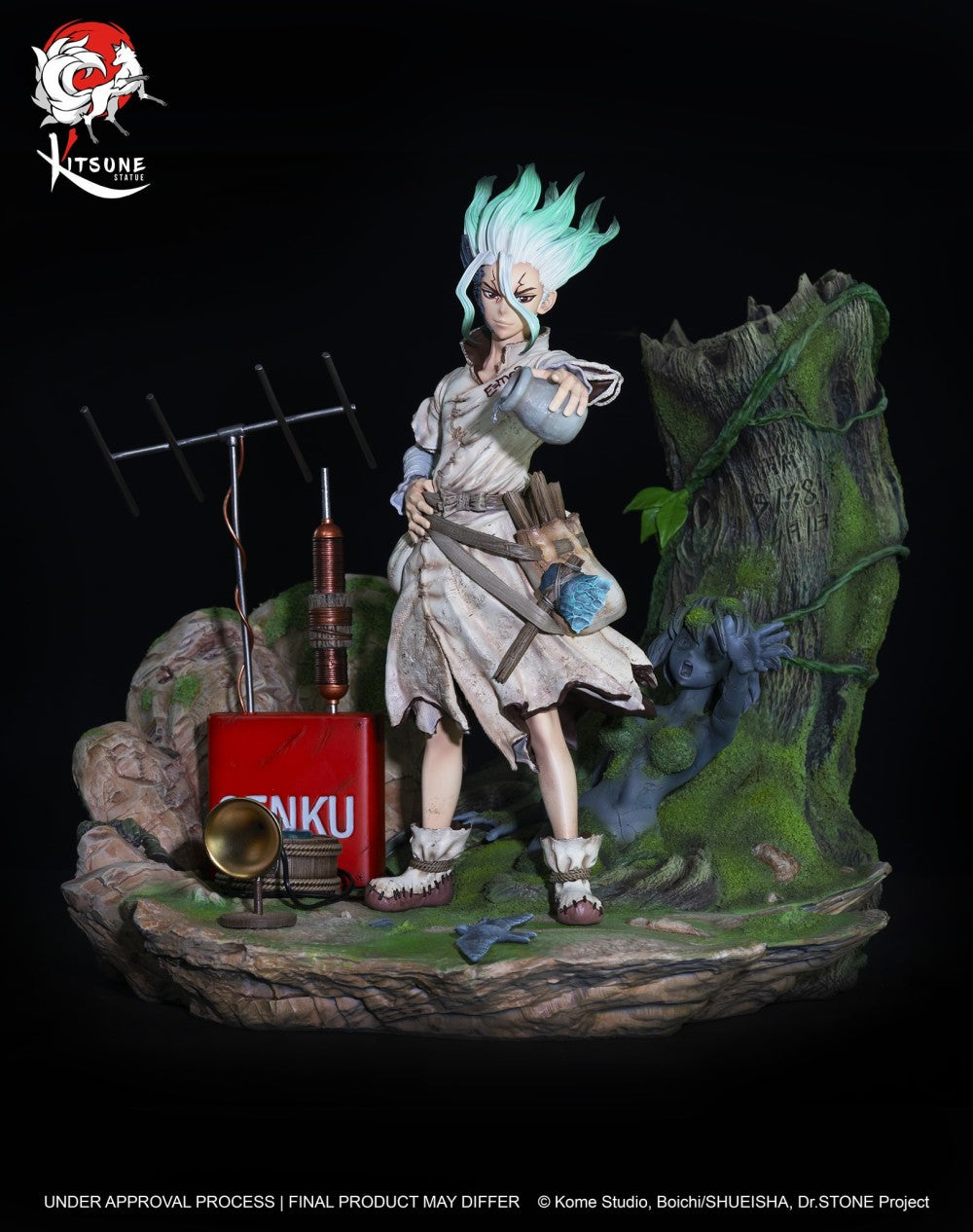 Dr Stone - Senku Ishigami Kitsune Statue