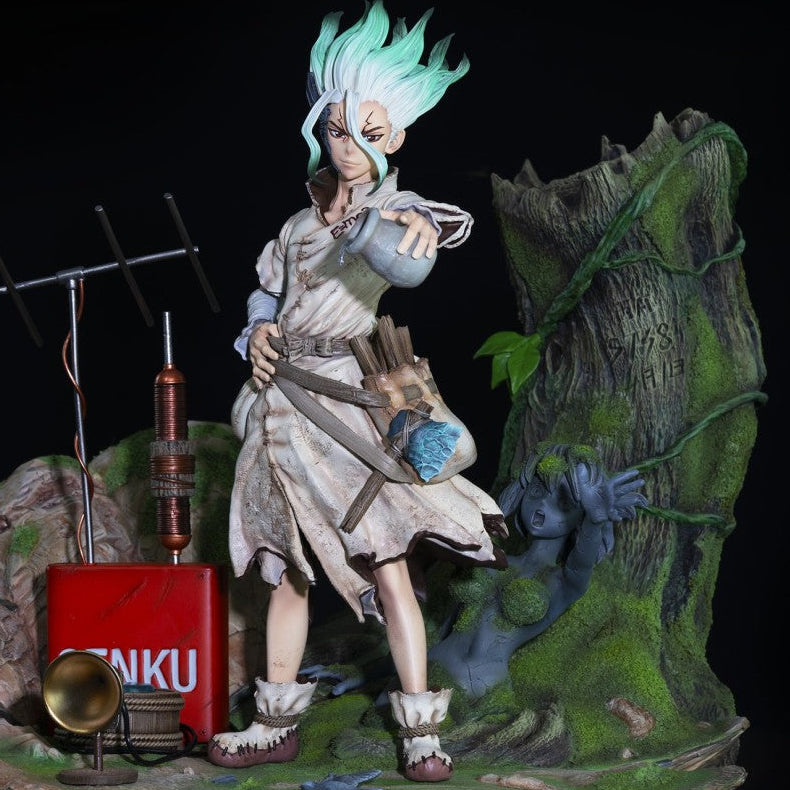 Dr Stone - Senku Ishigami Kitsune Statue