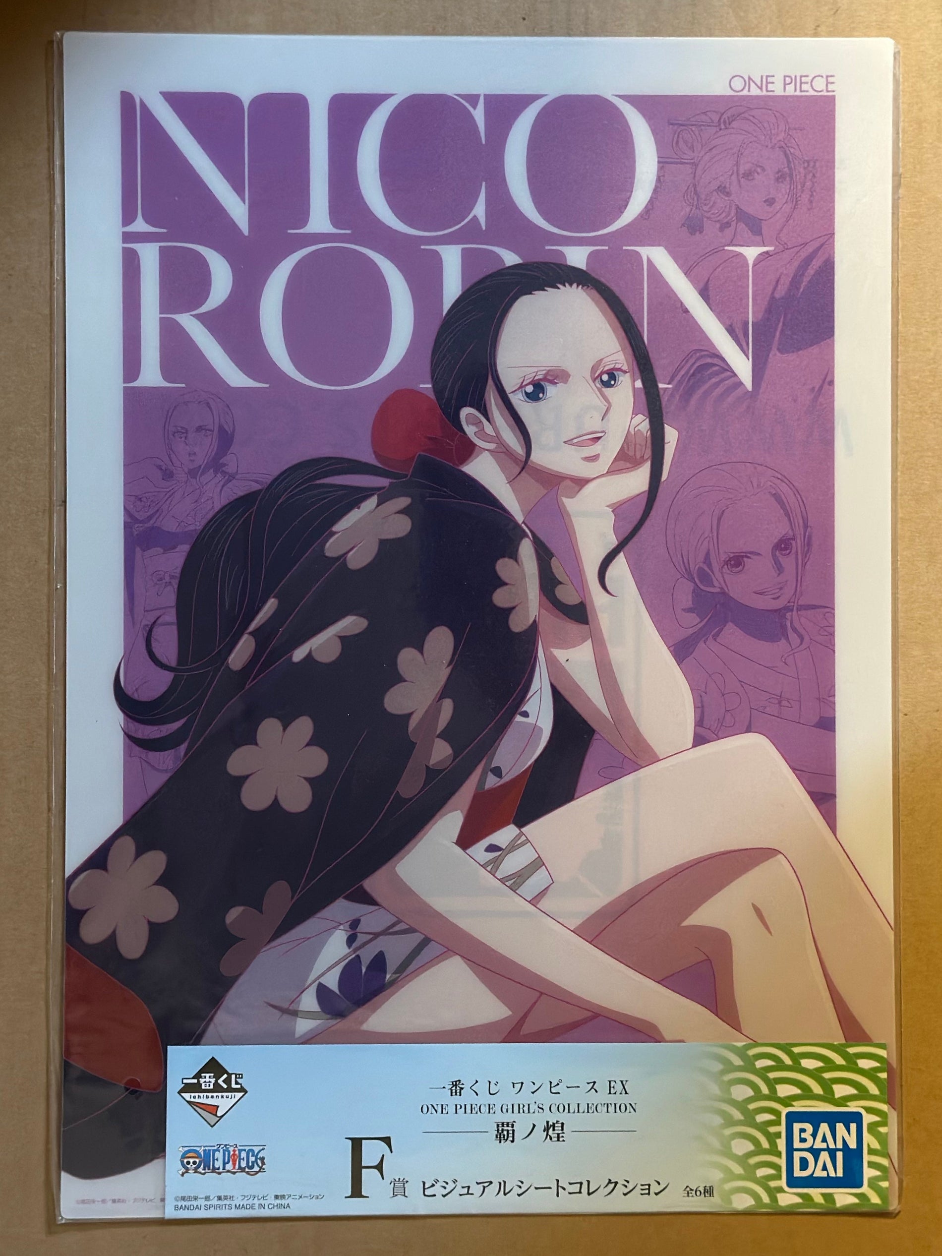 One Piece - Ichiban Kuji Clear Poster Nico Robin Lot (F)