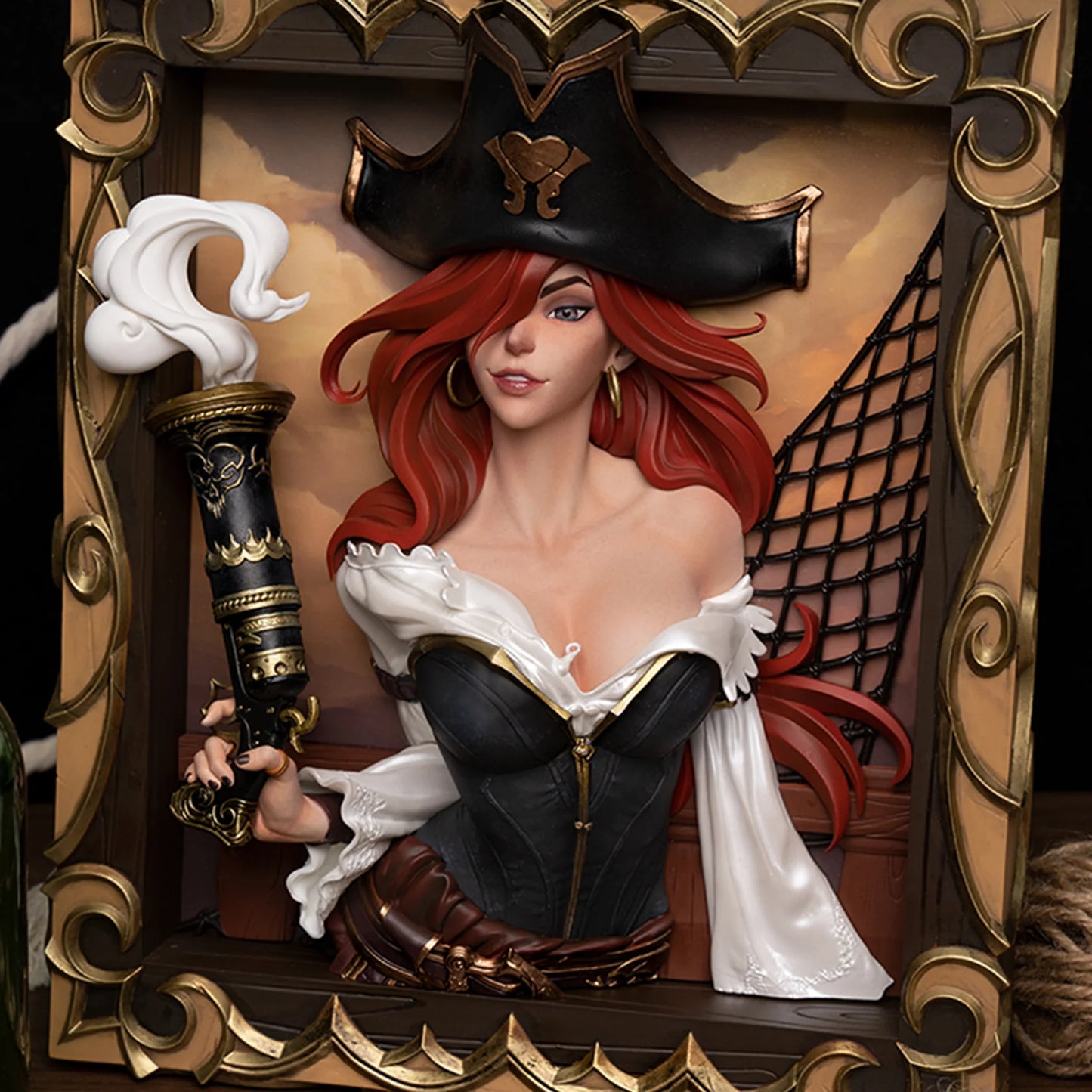 League Of Legends - Cadre 3D The Bounty Hunter Miss Fortune