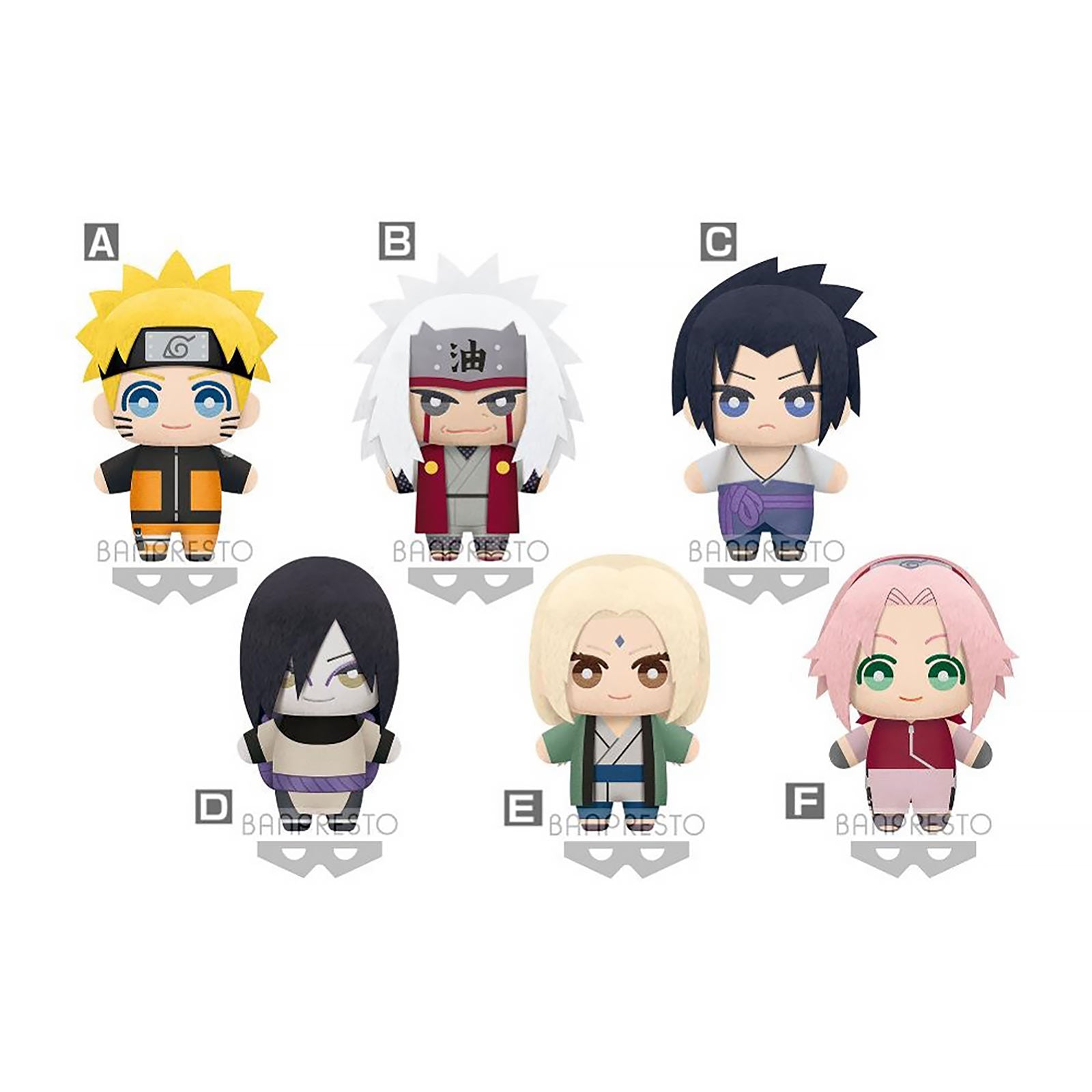 Naruto Shippuden - Peluche Jiraya Push Assort Series 1