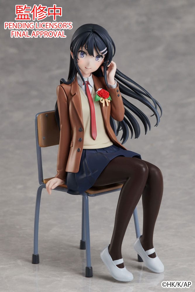 Rascal Does Not Dream of a Knapsack Kid statuette Mai Sakurajima Graduation Ver