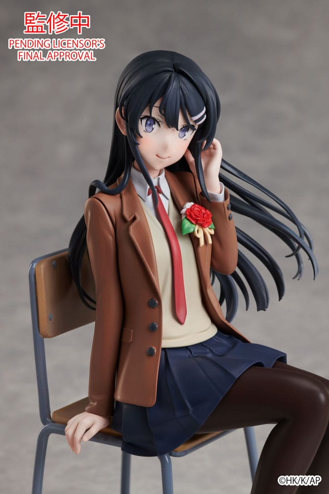 Rascal Does Not Dream of a Knapsack Kid statuette Mai Sakurajima Graduation Ver