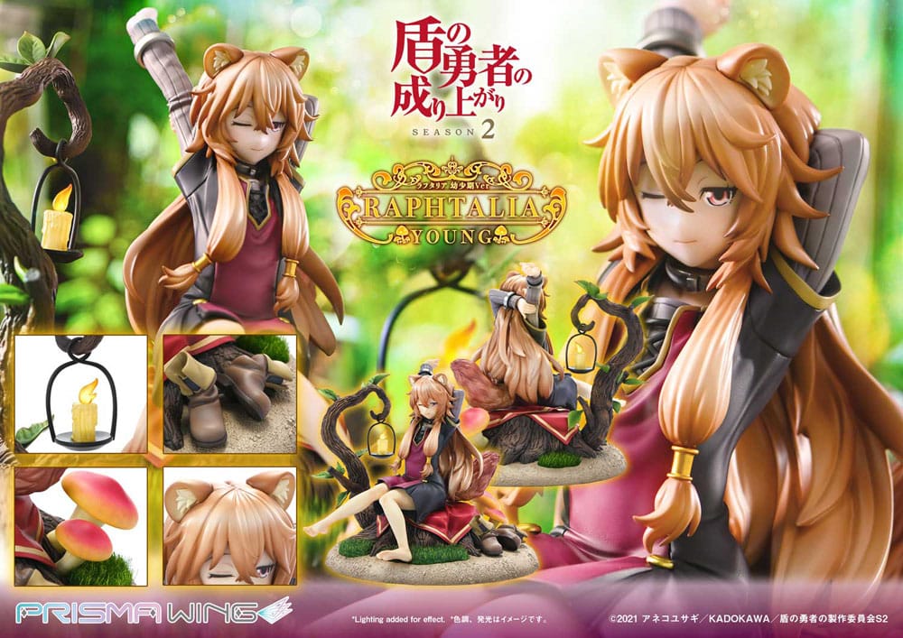 The Rising of the shield Hero Season 2 statuette PVC 1/7 Prisma Wing Raphtalia Young Version