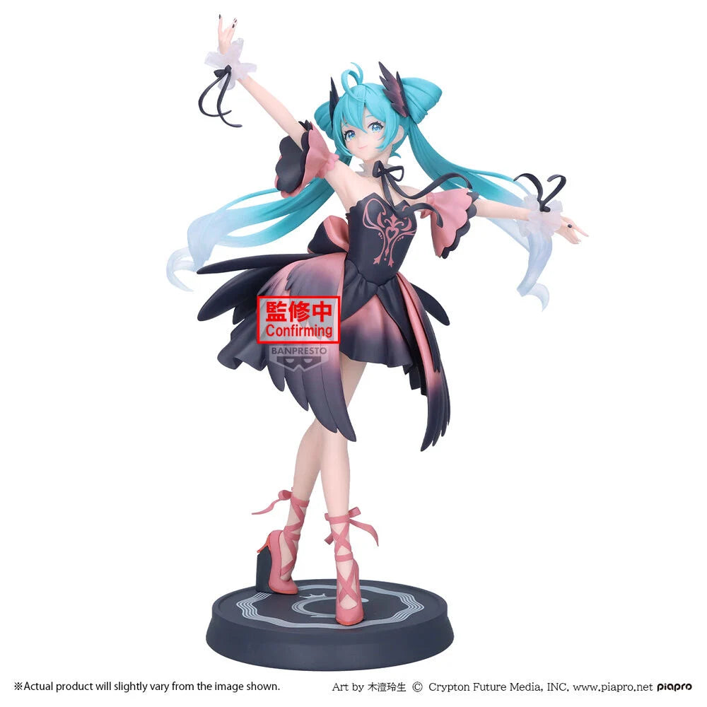 Hatsune Miku – Figurine Classical Tuning Swan Lake Black Swan Ver. 24 cm – Banpresto