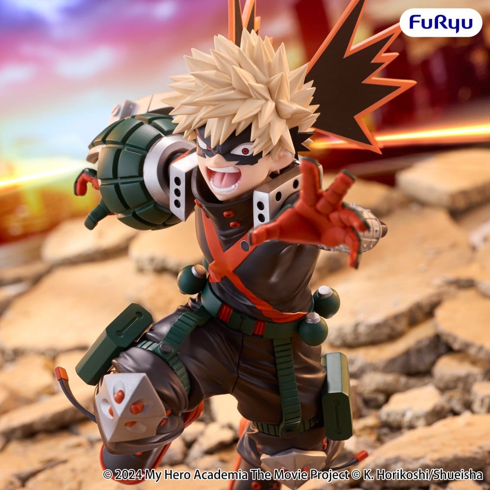 My Hero Academia: You’re Next – Figurine Katsuki Bakugo Muchute 25 cm – FuRyu