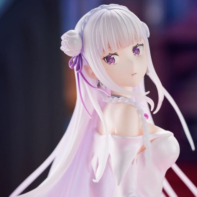 Re:ZERO Emilia Wedding Dress Ver. 1/7 24cm Figurine Design COCO