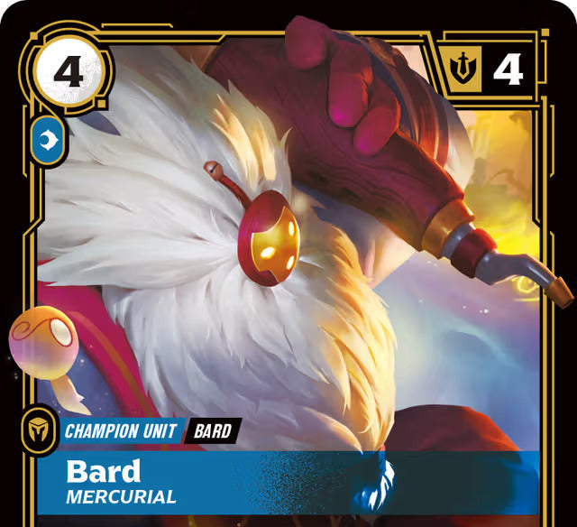 Riftbound - Carte Bard, Mystérieux V.1 Rare Armes Spirituelles FOIL FR - Riot Games