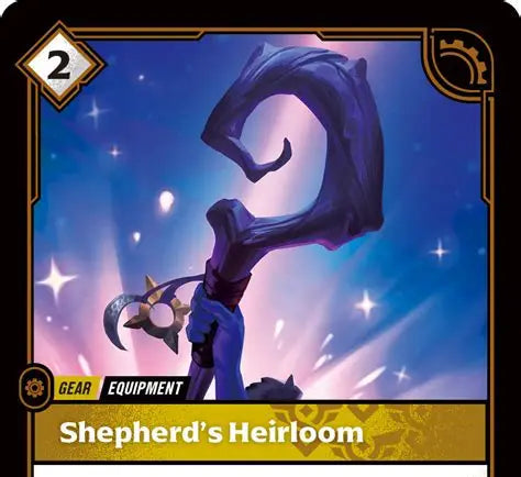 Riftbound - Carte Bâton du berger Déchaînement FOIL FR - Riot Games