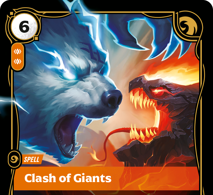 Riftbound - Carte Choc des titans FOIL FR - Riot Games