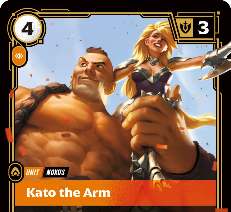 Riftbound - Carte Kato le bras Armes Spirituelles FOIL FR - Riot Games