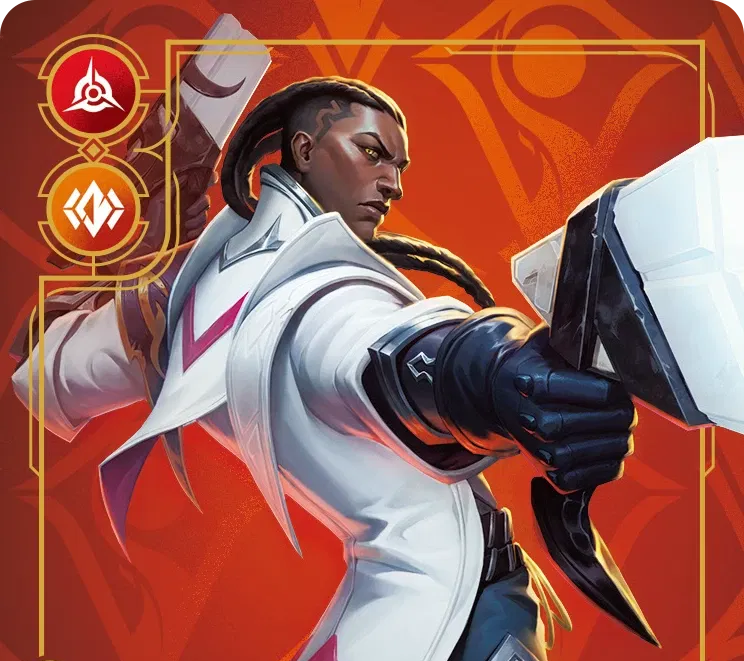 Riftbound - Carte Lucian, Purificateur V.1 Rare FOIL FR - Riot Games