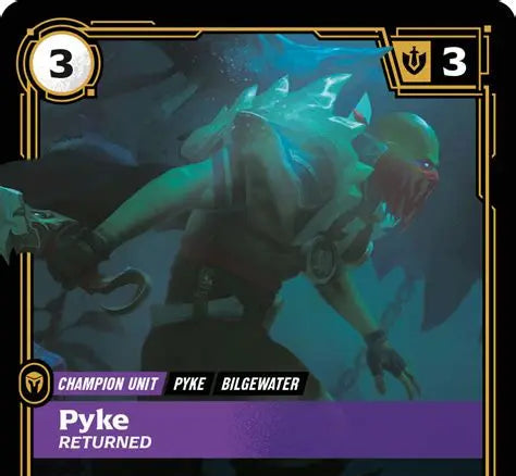 Riftbound - Carte Pyke, Revenant V.1 Rare Déchaînement FOIL FR