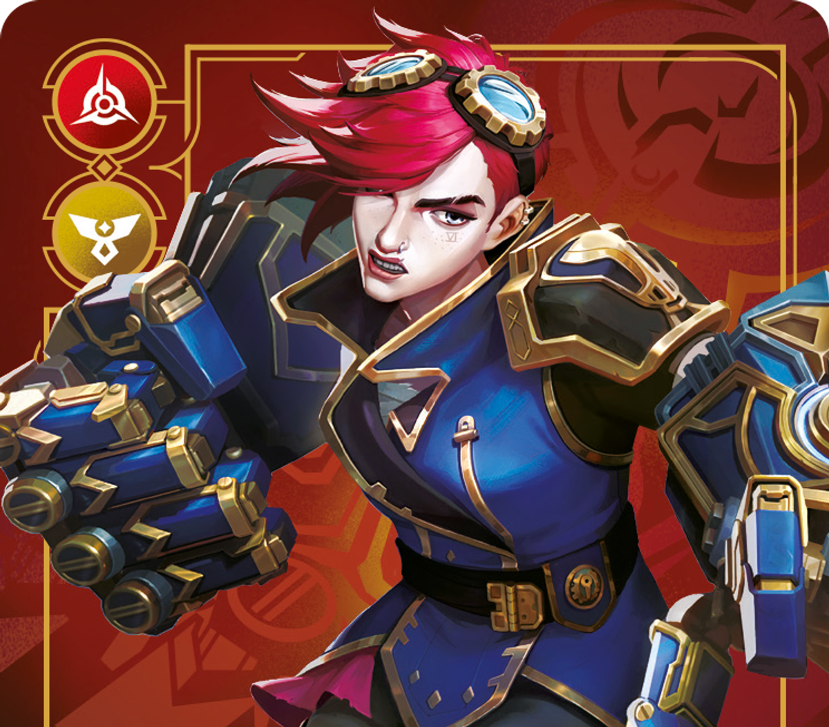 Riftbound - Carte Vi, Pacifieuse de Piltover V.1 Rare Déchaînement FOIL FR - Riot Games