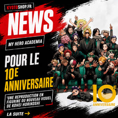 23 figurines My Hero Academia annoncées pour célébrer le 10e anniversaire