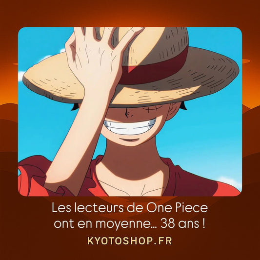 Les lecteurs de One Piece ont en moyenne… 38 ans !