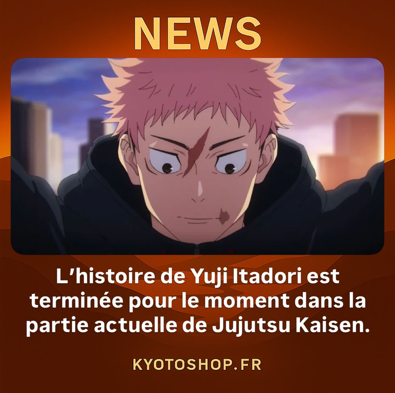 Jujutsu Kaisen : le retour de Yuji Itadori teasé pour la fin de la sai ...