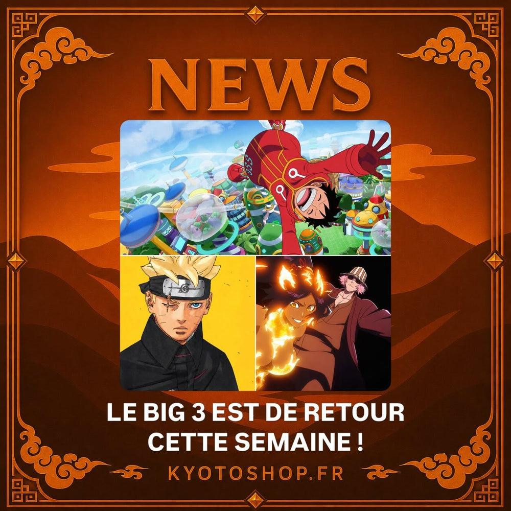 Le Big 3 est de retour : une semaine exceptionnelle pour les fans de shōnen