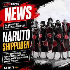 LA COLLECTION NARUTO SHIPPUDEN NOIR EDGE AU COMPLET