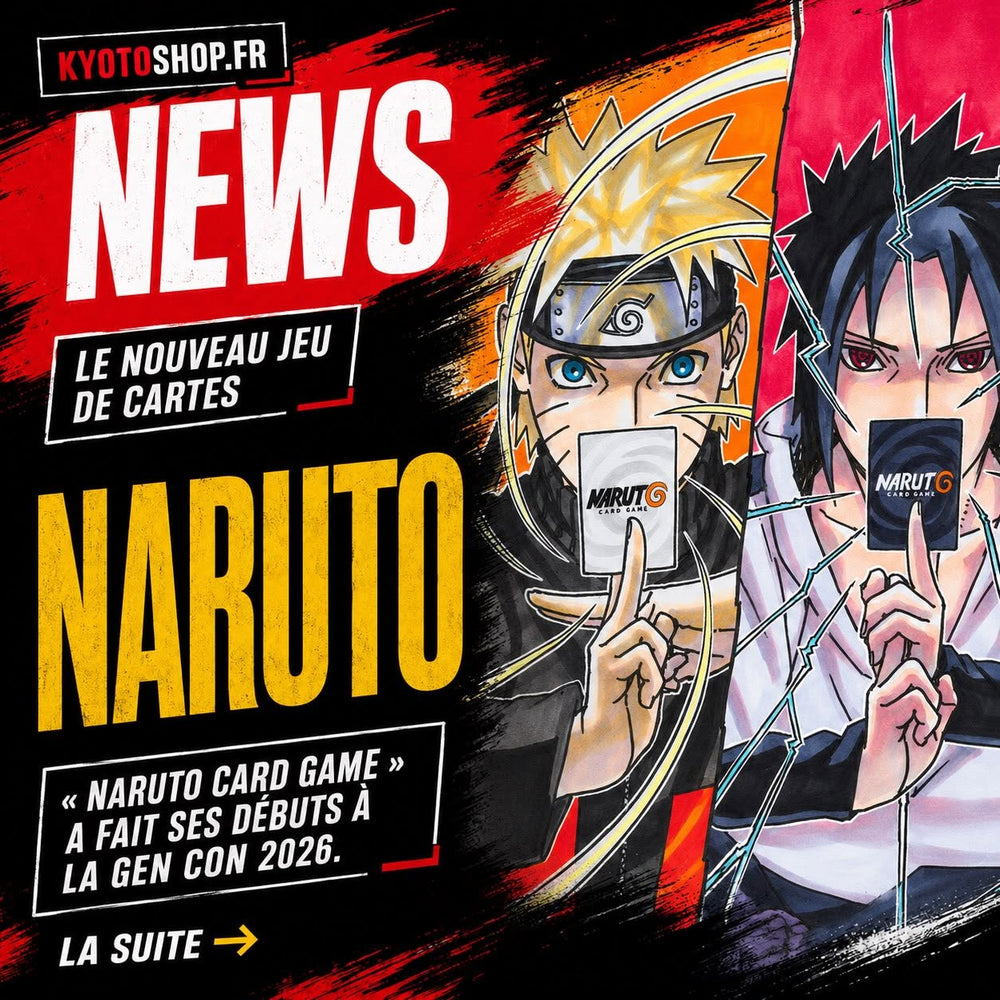 LE NOUVEAU JEU DE CARTES NARUTO SE DÉVOILE