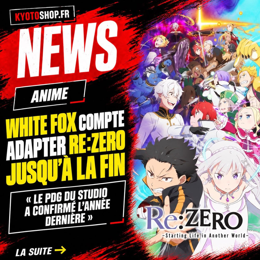 Re:ZERO : WHITE FOX compte adapter l’histoire jusqu’à la fin