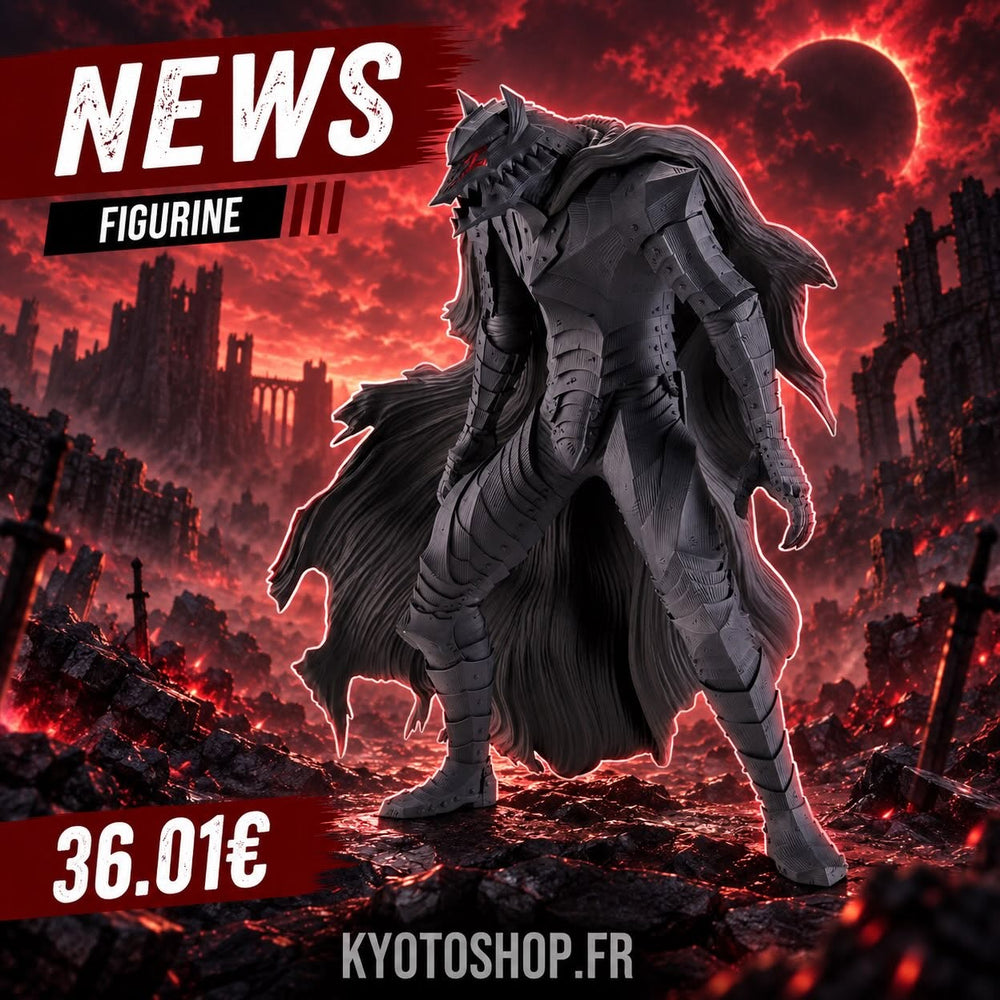 Berserk : Guts revêt l’Armure du Berserker dans cette imposante Grandista