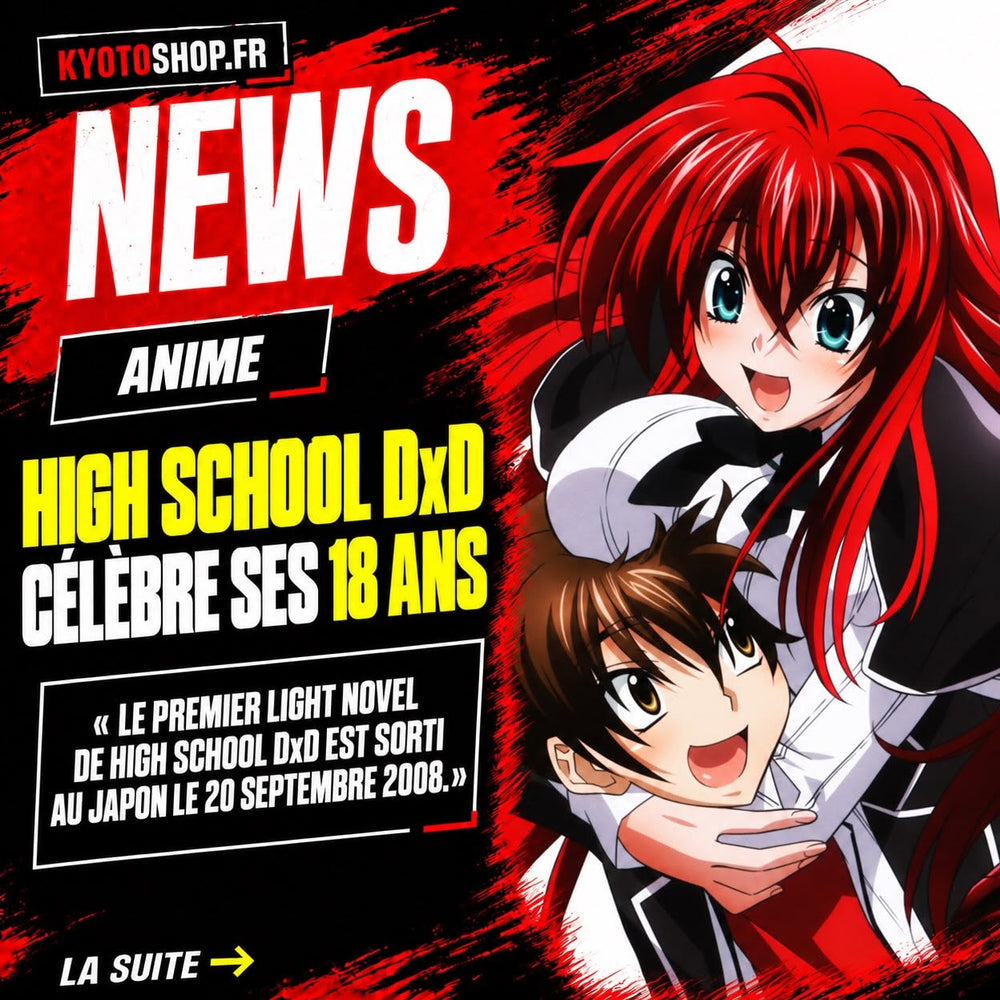 High School DxD célèbre ses 18 ans : déjà près de deux décennies pour la franchise