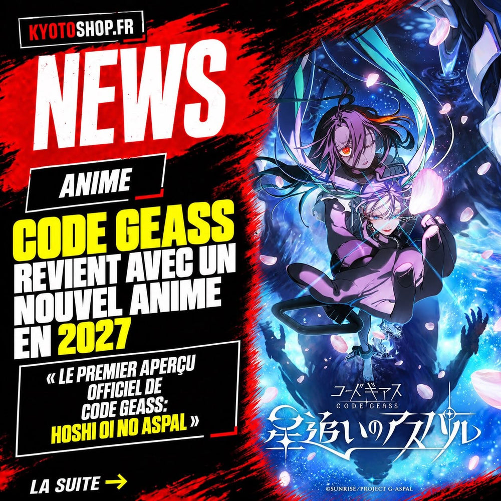 Code Geass revient en 2027 avec un nouvel anime : Star Chaser Aspal