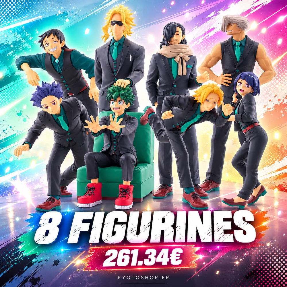 My Hero Academia célèbre ses 10 ans : découvrez le PACK 1 Anniversary de 8 figurines Banpresto
