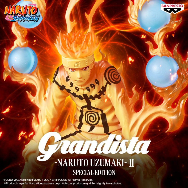 Naruto Shippuden Grandista II Special Edition Figurine Naruto Uzumaki