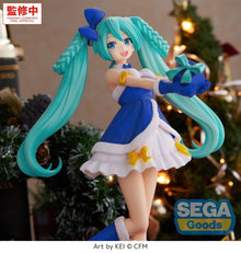 Character Vocal Series 01: Hatsune Miku figurine PVC High Premium Hatsune Miku Sapphire Christmas Ver