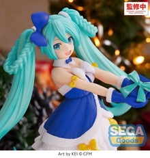 Character Vocal Series 01: Hatsune Miku figurine PVC High Premium Hatsune Miku Sapphire Christmas Ver