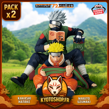 NARUTO 72 series- 03 Figurine Naruto Uzumaki & Kakashi Hatake