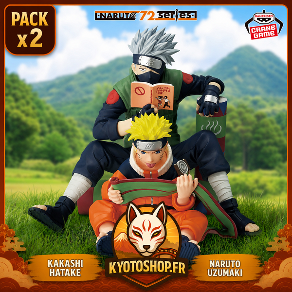 NARUTO 72 series- 03 Figurine Naruto Uzumaki & Kakashi Hatake