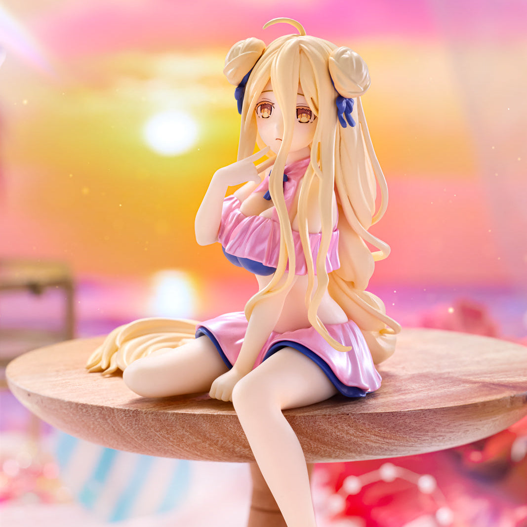 Date A Live V - Nudoru Stopper Figurine Hoshinomiya Rokuku Swimsuit Pastel Pink ver