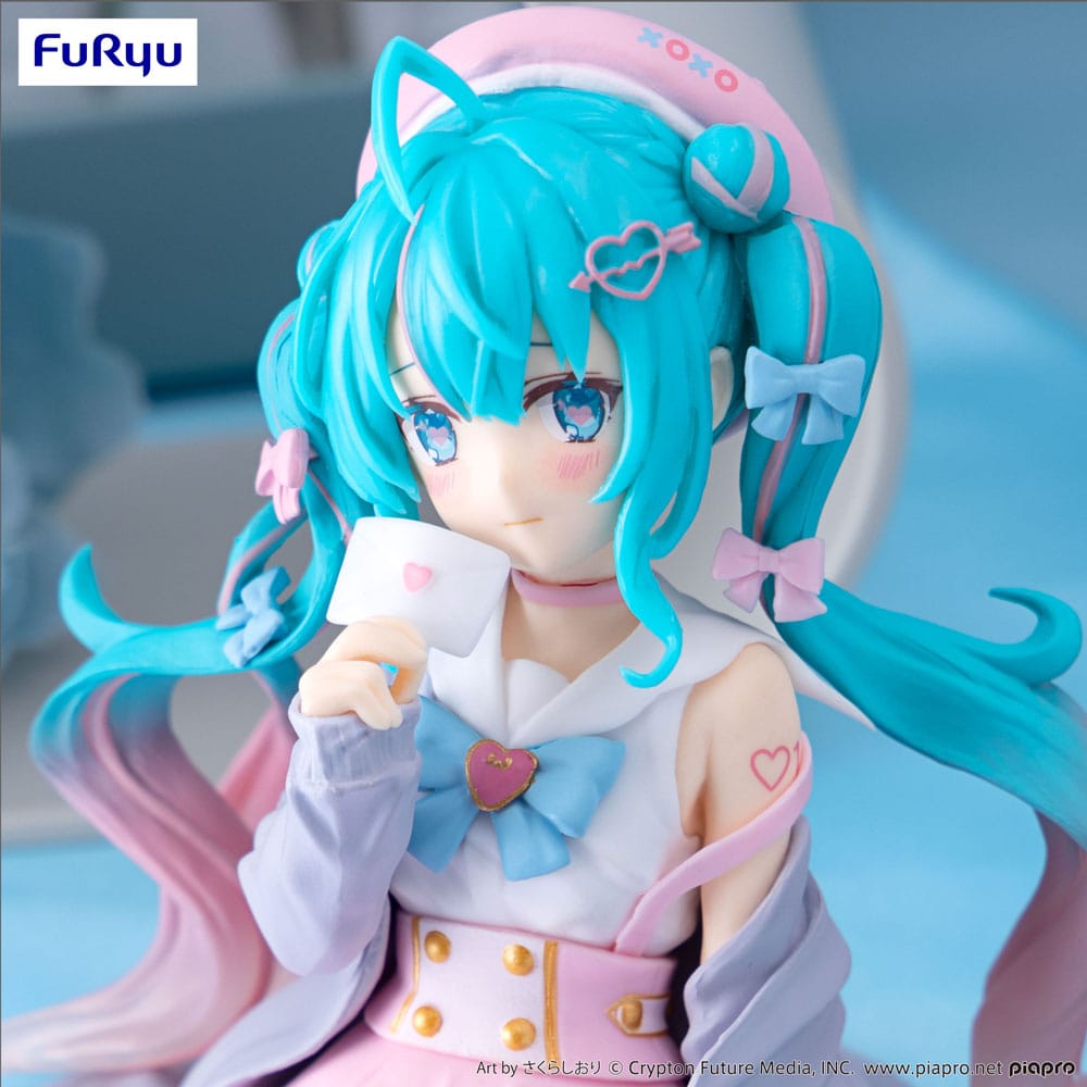 Hatsune Miku statuette PVC Noodle Stopper Love Sailor Grey Color Ver