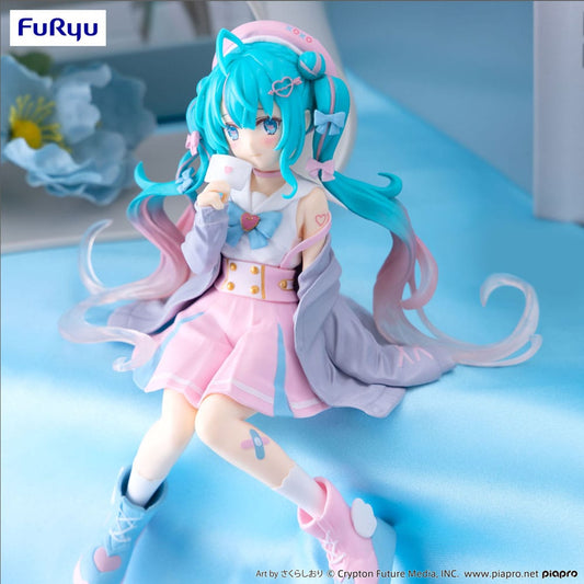 Hatsune Miku statuette PVC Noodle Stopper Love Sailor Grey Color Ver