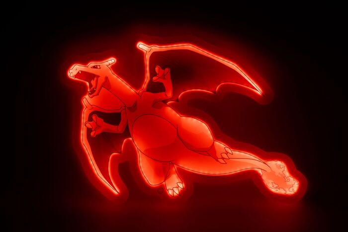 Charizard Light Up Neon Style