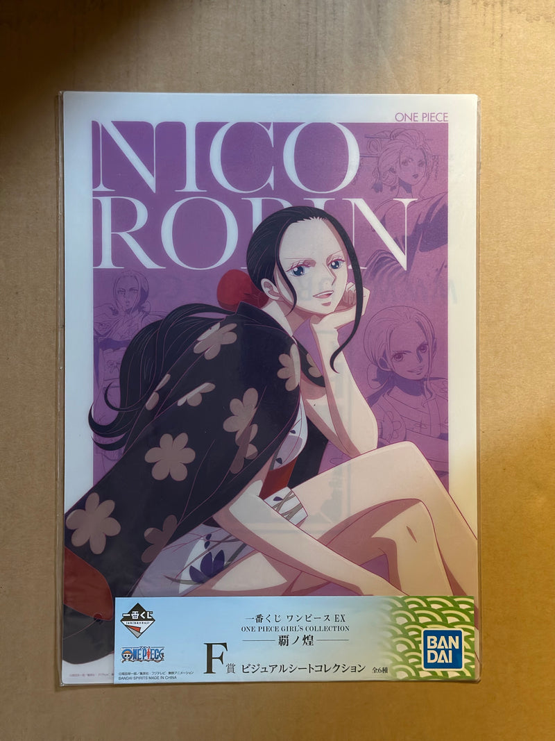 One Piece - Ichiban Kuji Clear Poster Nico Robin Lot (F)