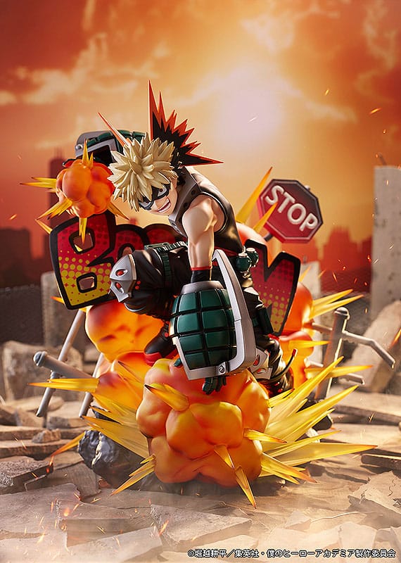 My Hero Academia statuette PVC 1/7 Katsuki Bakugo: Great Explosion Murder God Dynamight
