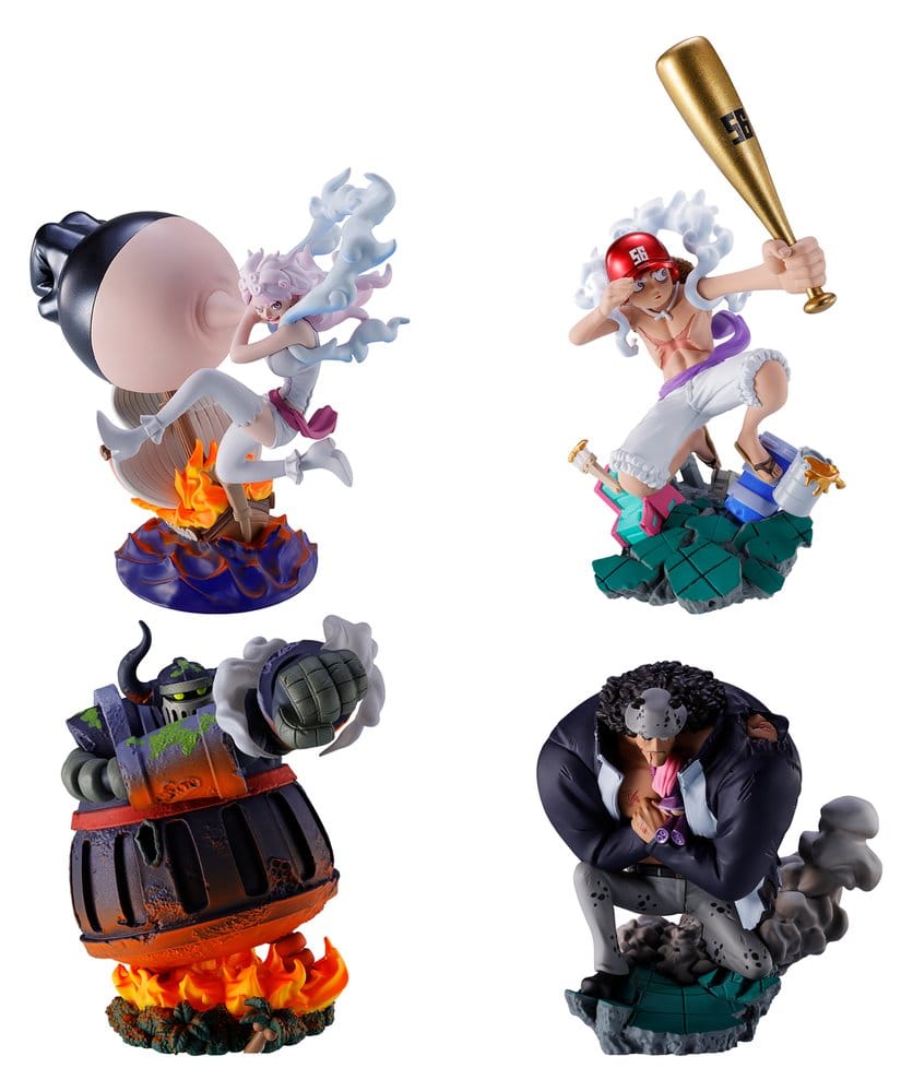 One Piece Blind Box présentoir figurines mini Petitrama series LOGBOX RE BIRTH Ver. Egghead 02