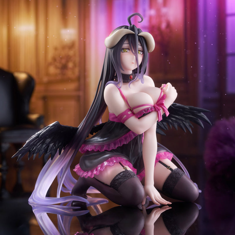 Overlord Desktop Cute Figurine Albedo Nightgown ver