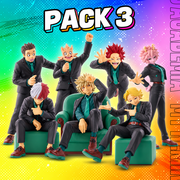 My Hero Academia – Pack 3 de 7 figurines 10th Anniversary – Banpresto