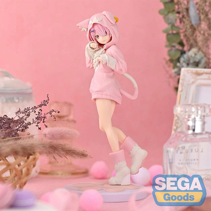 Re Zero Starting Life in Another World XStellar Figurine Ram Fluffy Pack