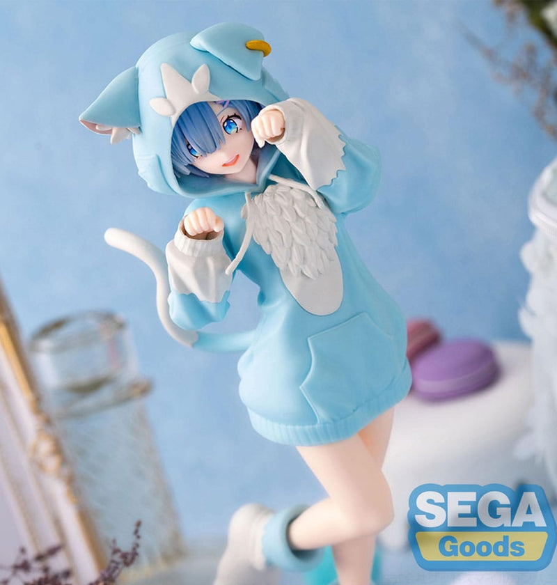 Re Zero Starting Life in Another World XStellar Figurine Rem Fluffy Pack sega