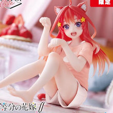 The Quintuplets - Desktop Cute Figurine Itsuki Nakano - Newly drawn Cat room wear ver Taikure Limited