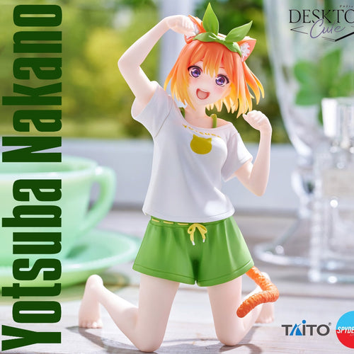 The Quintessential Quintuplet - Desktop Cute Figurine Yotsuba Nakano Newly drawn Cat room wear ver 