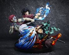 Demon Slayer - Figurine Tanjiro Kamado & Giyu Tomioka & Akaza 13cm Aniplex