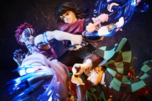 Demon Slayer - Figurine Tanjiro Kamado & Giyu Tomioka & Akaza 13cm Aniplex